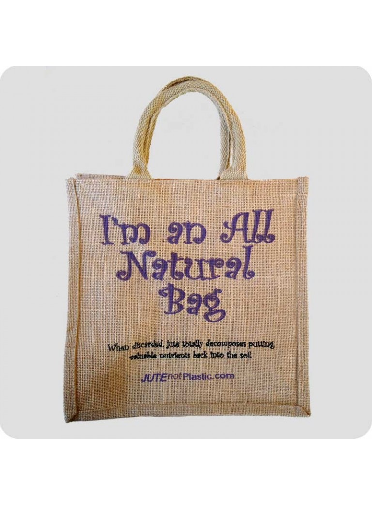 Jutetaske: I'm an all natural bag